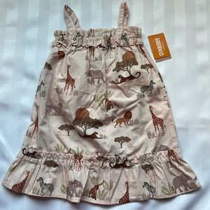 Gymboree 3T Girls Matching Family Palm Ruffle Dress - Safari - Canoe